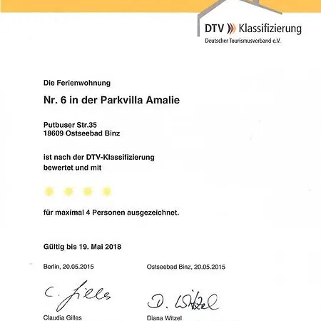 Parkvilla Amalie - Apt.03 Binz